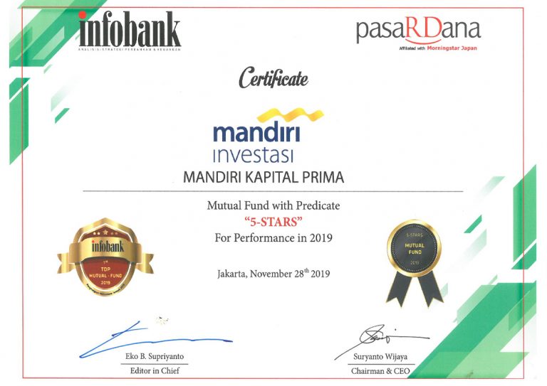 Peringkat III Reksa Dana Pasar Uang Terbaik