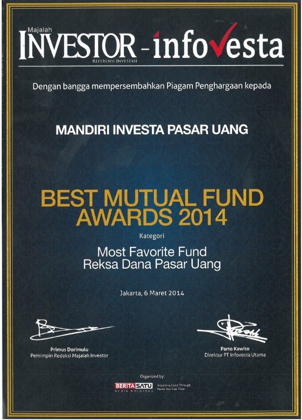 The Most Favorite Money Market Mutual Fund 2014